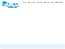 Tablet Screenshot of oceanpowerwashing.com
